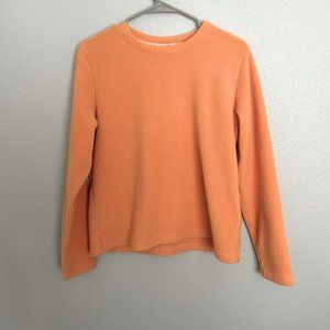 L.L. Bean | Vintage Plush Orange Sweater | Size L